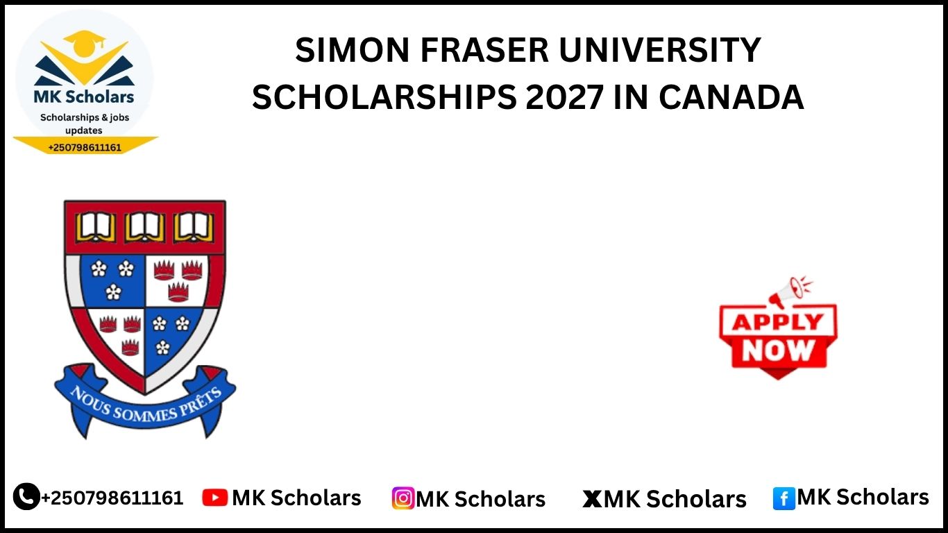 SIMON FRASER UNIVERSITY SCHOLARSHIPS 2027 IN CANADA